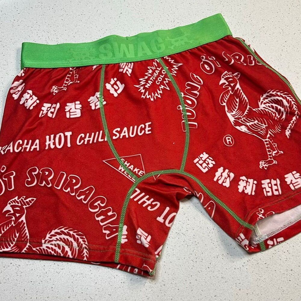 Swag Sriracha Novelty Boxer Briefs Size Small